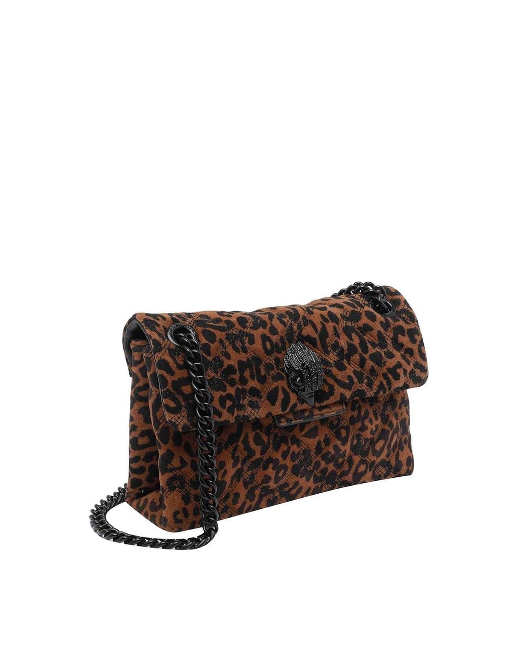 Kurt Geiger Brown Mini Kensington Crossbody Bag