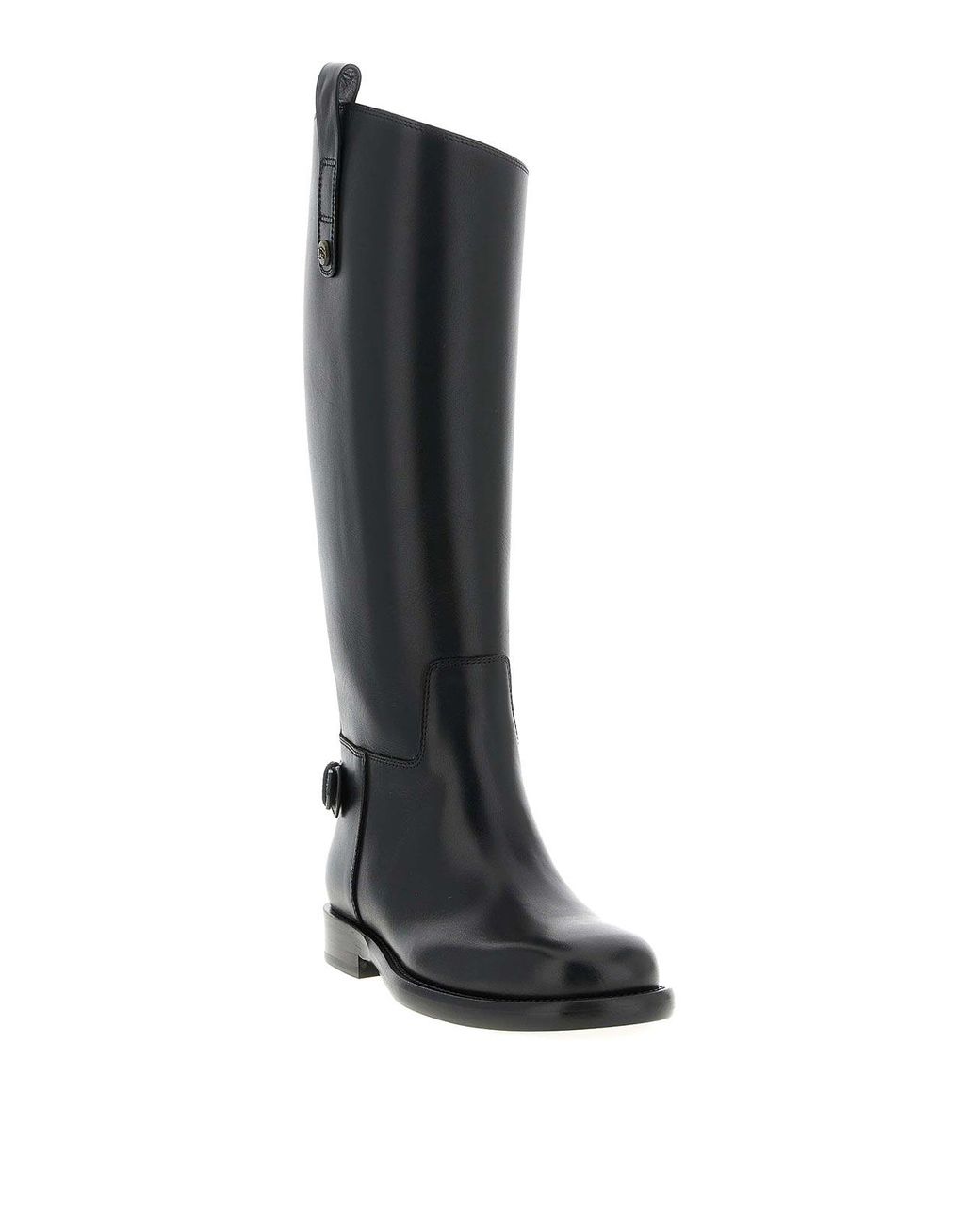 Burberry Black Cavalier Boots