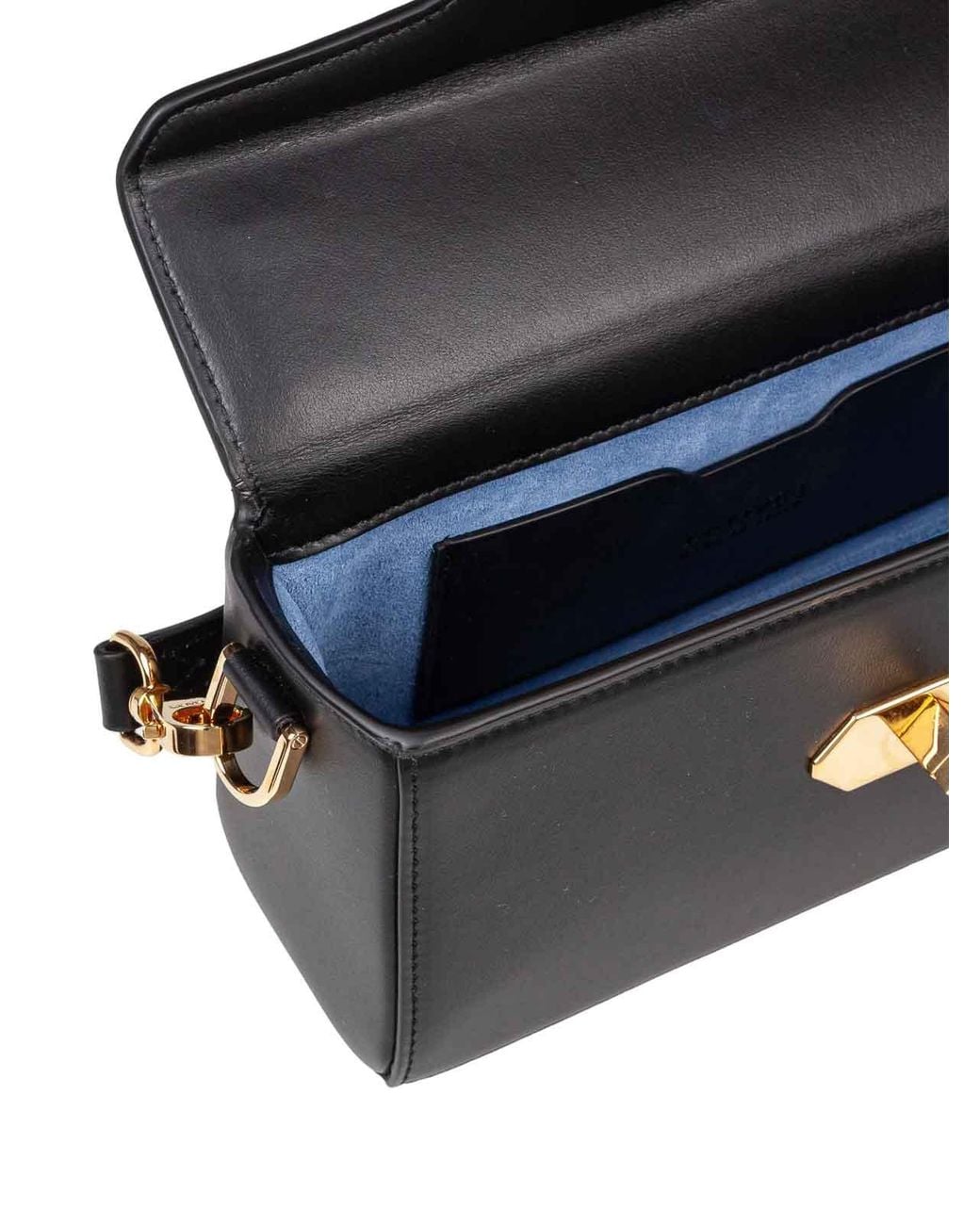 Lanvin Black Pencil Cat Nano Handbag