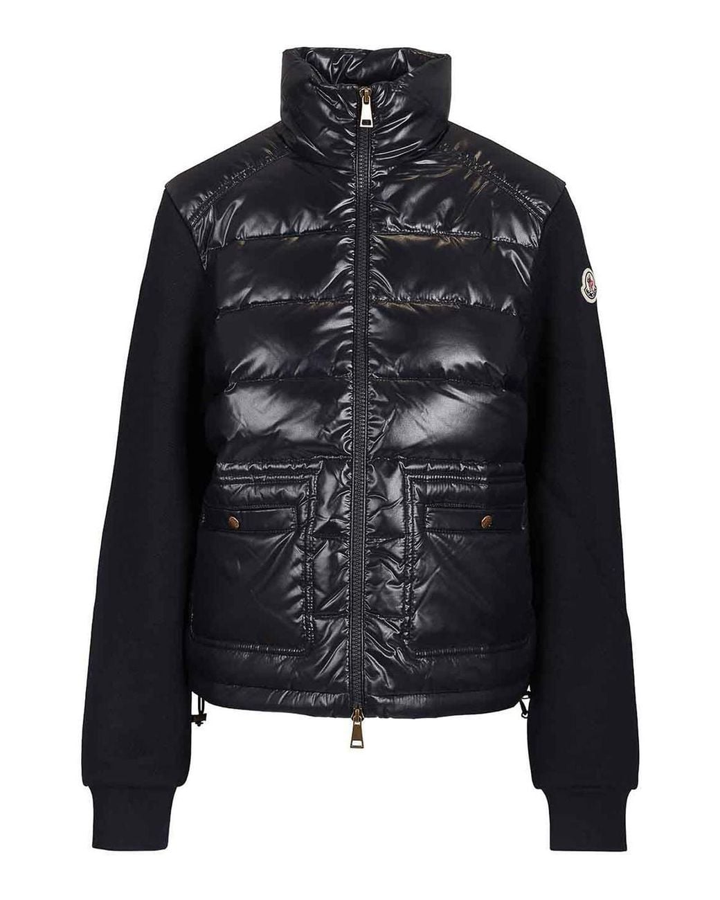 Moncler Black Zip-Up Sweatshirt