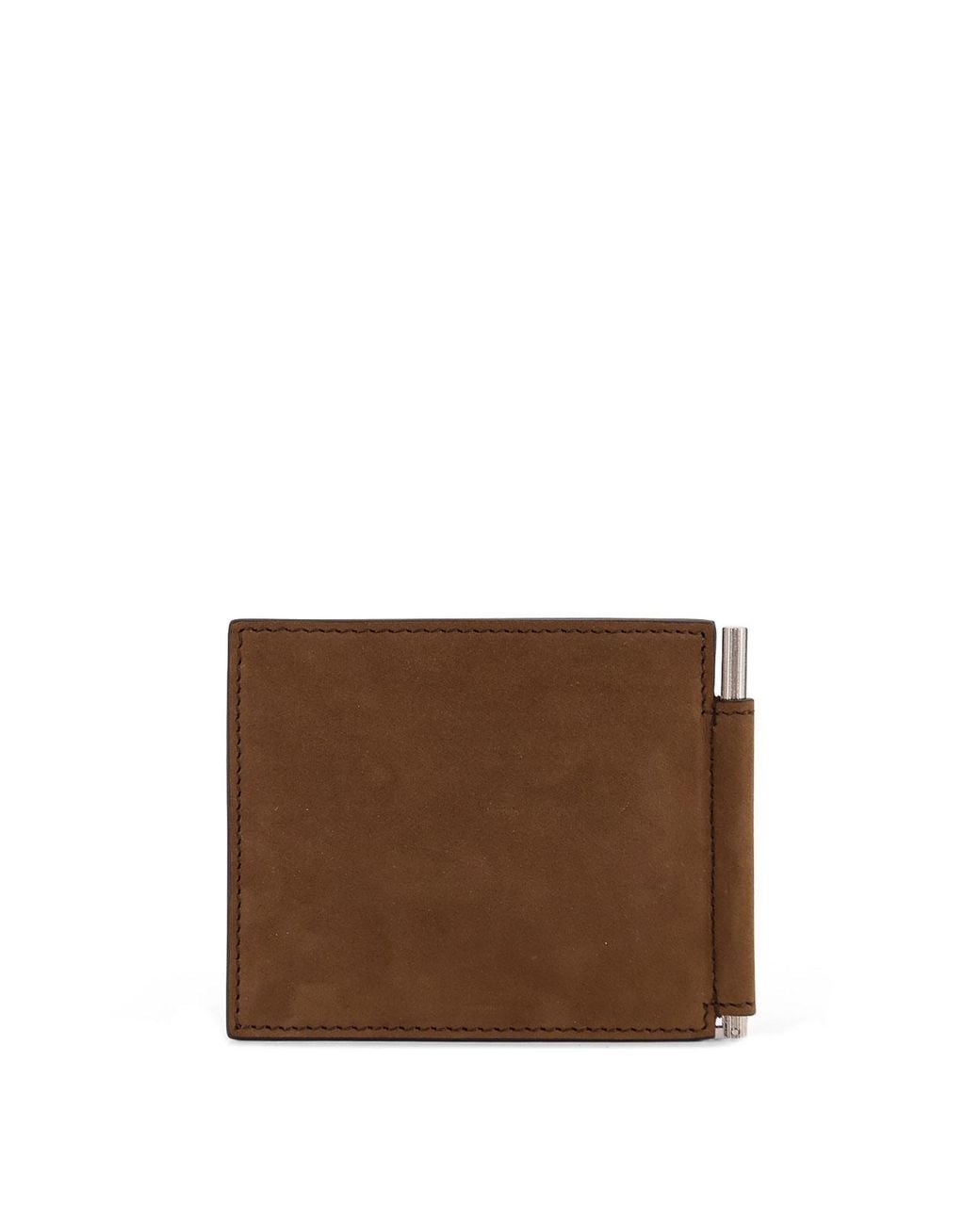 Tom Ford Brown Nubuck Wallet for men