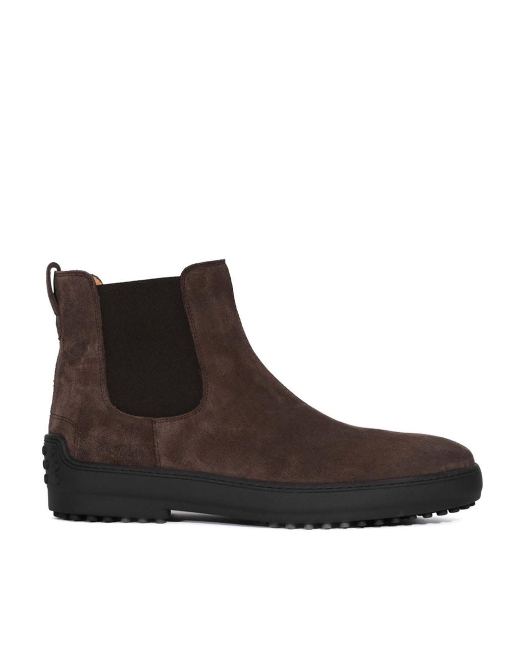 Tod's Brown Gommino Winter Chelsea Boot for men