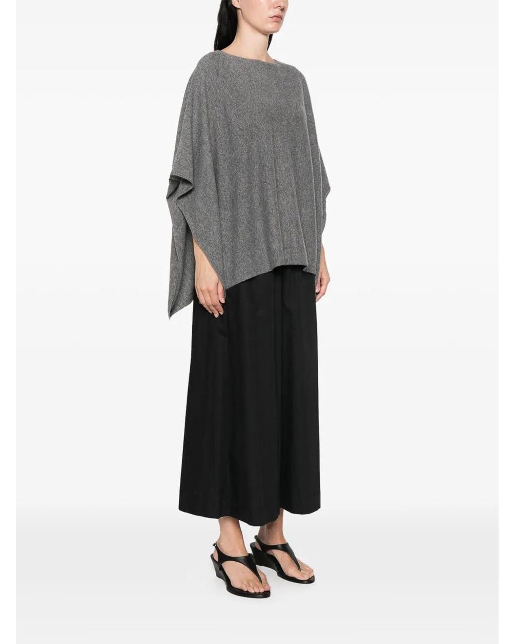 Not Shy Gray 'Pamina' Poncho