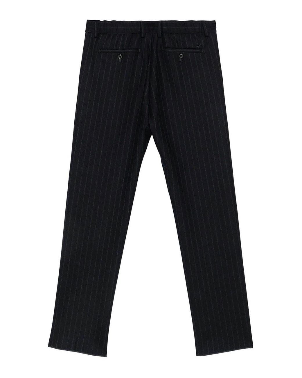 Paul & Shark Blue Lucca Pinstripe Wool Trousers for men