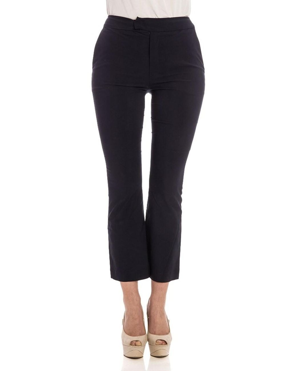 Pantalons Décontractés Fuzzi en coloris Blue