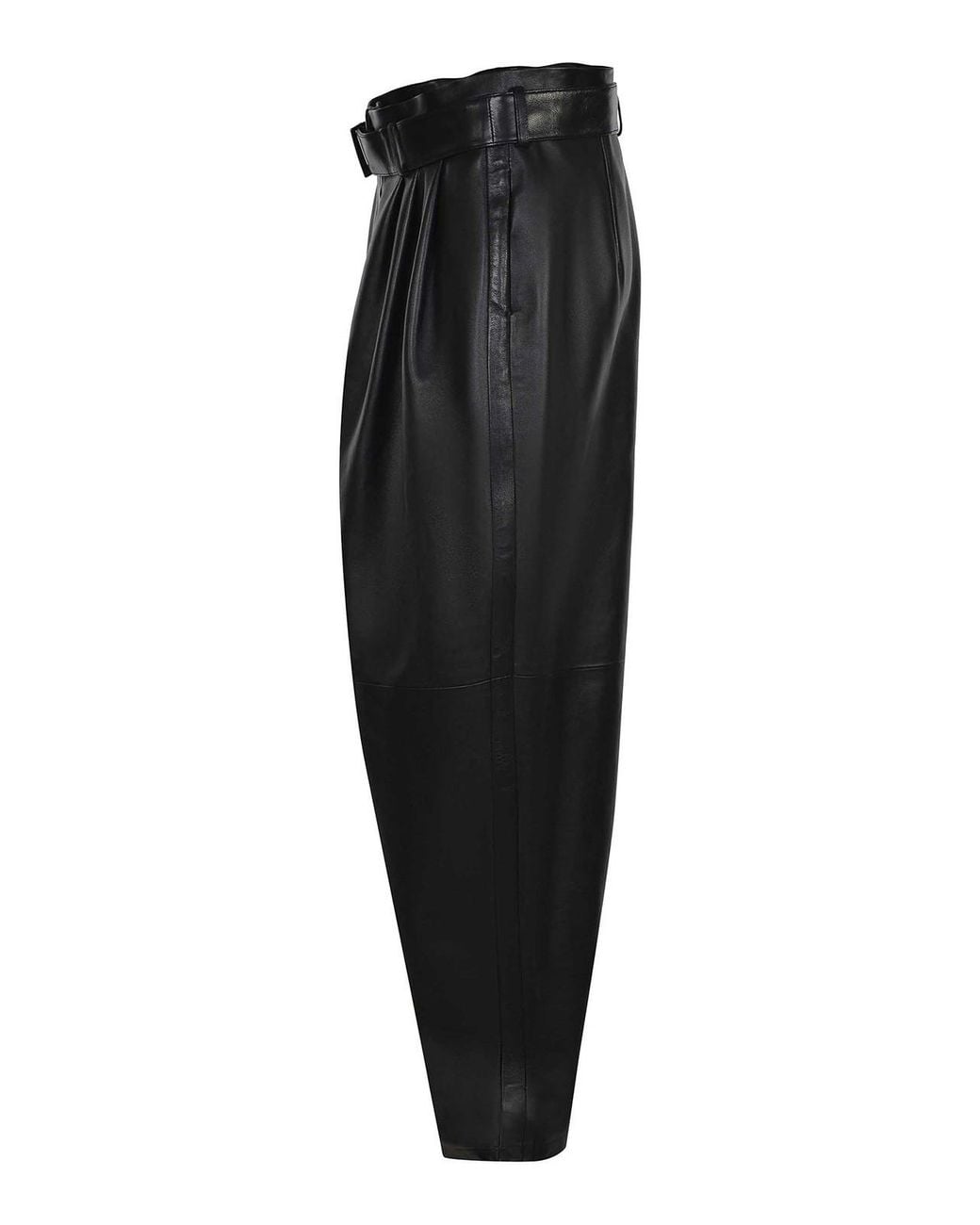Magda Butrym Black Pants Made Of Leather