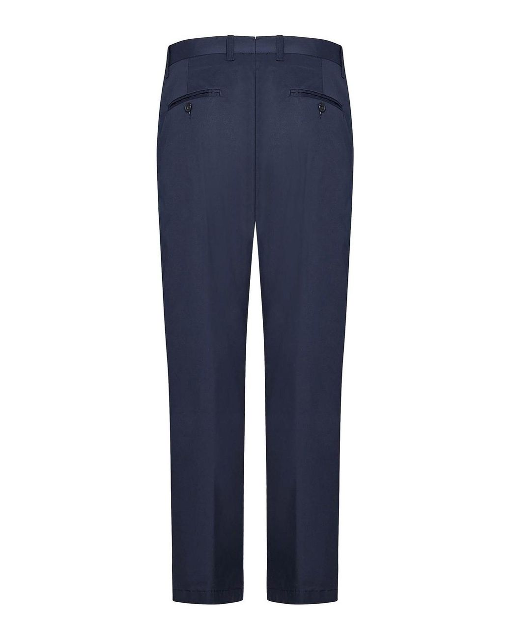 Franzese Collection Blue Pleat Trousers for men