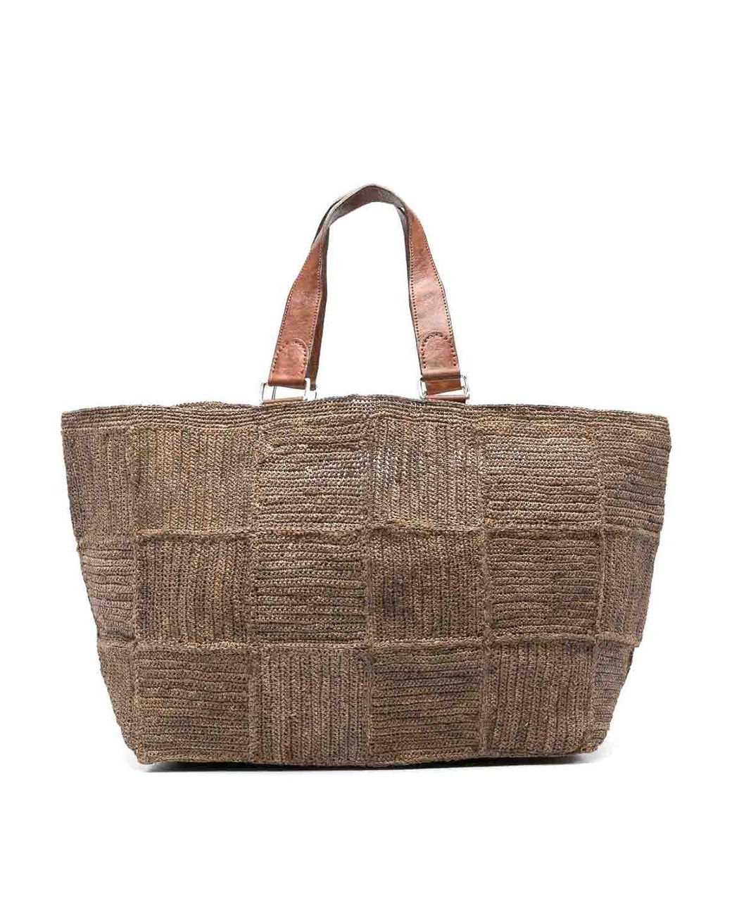 トートバッグ IBELIV SS25 'Miray' shopping bag (MIRAY SAVANE) IBELIV - MIRAY TEA large shopping bag in RAFFIA - Caprice