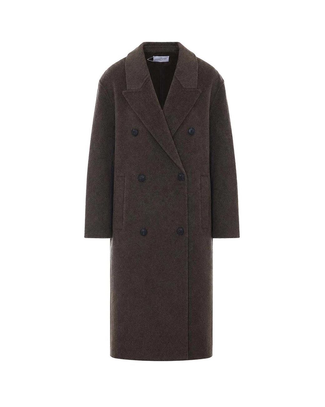 The Dynamis Studio Black Stockholm Double Breasted Button Coat