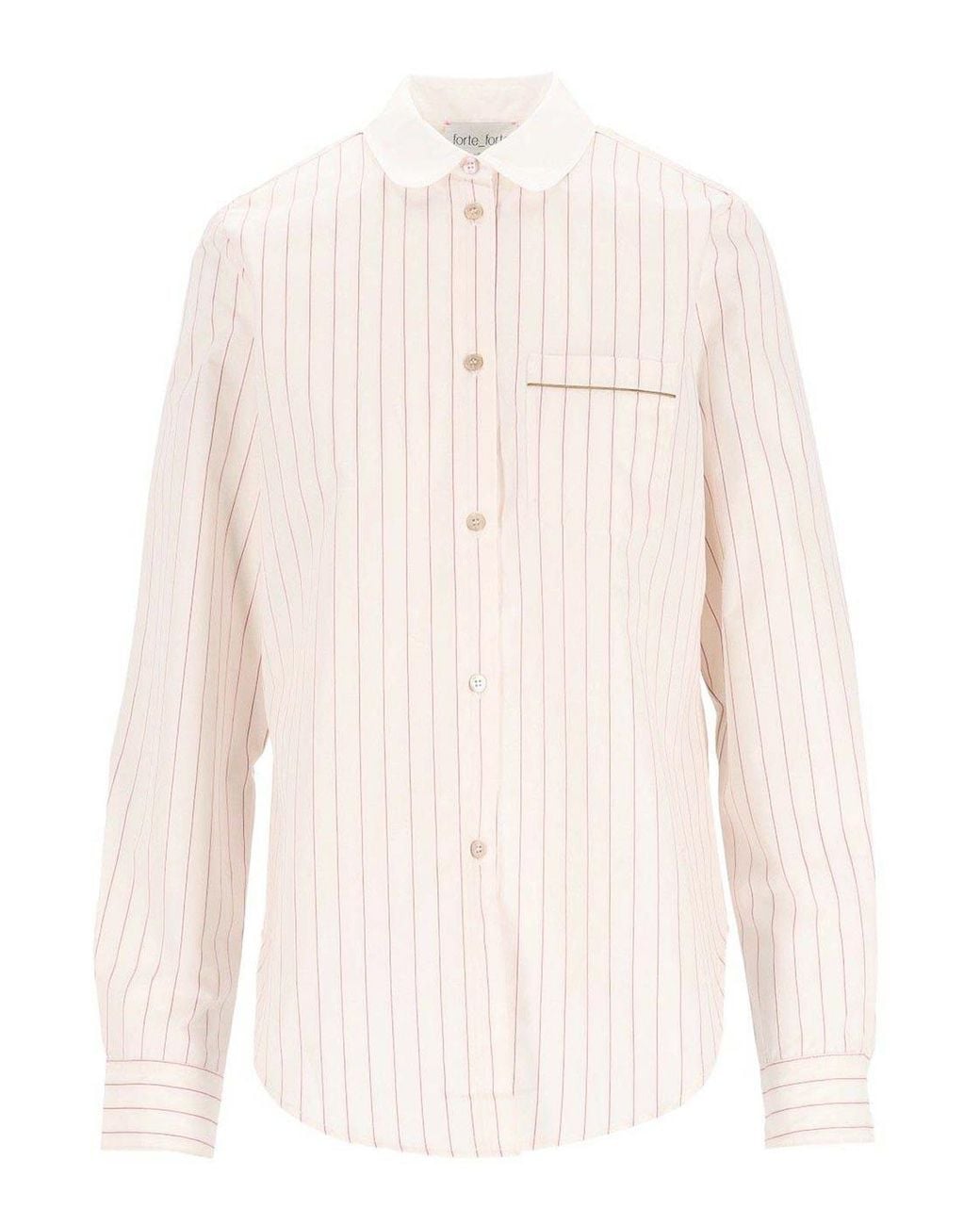 Forte_forte White Shirt With French Collar