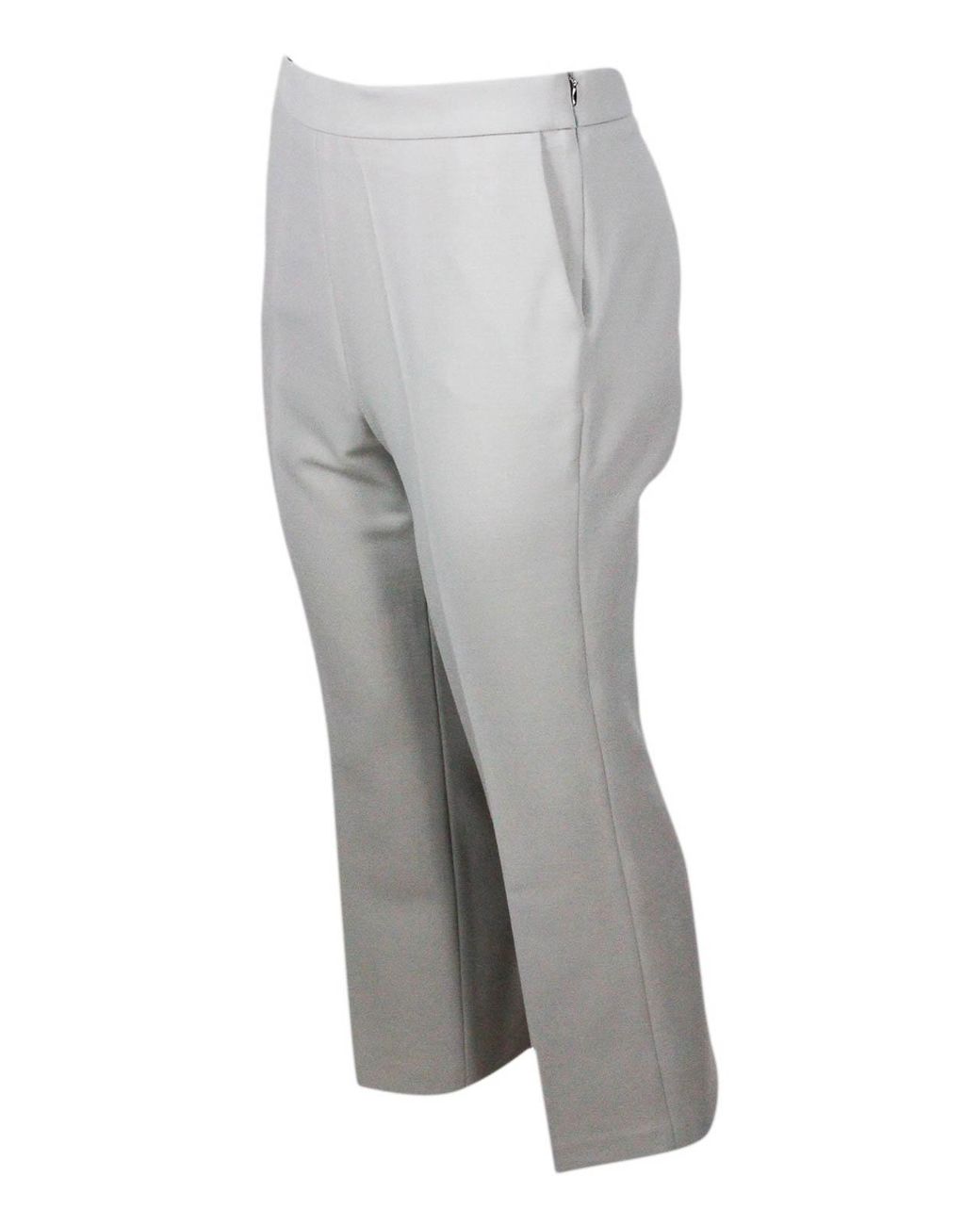 Fabiana Filippi Gray Tech Fabric Pants