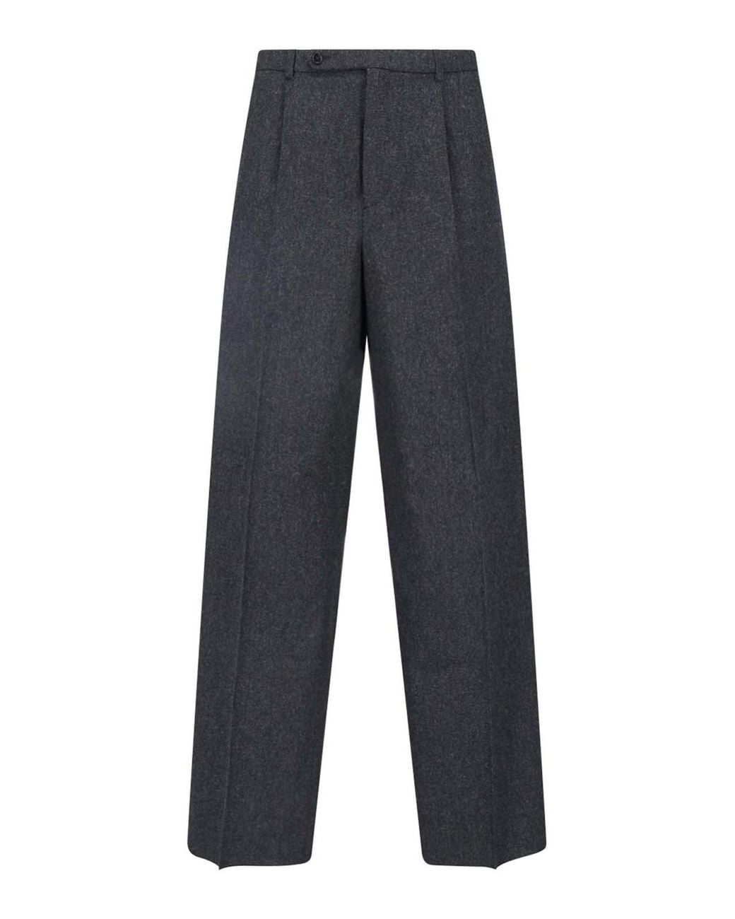 Jil Sander Blue Tailored Wool Trousers for men