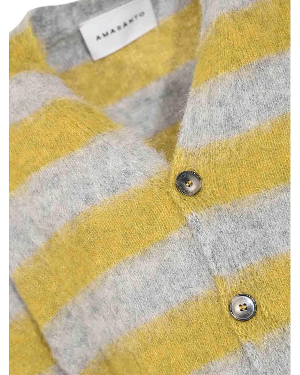 Cárdigan Amaranto de hombre de color Yellow