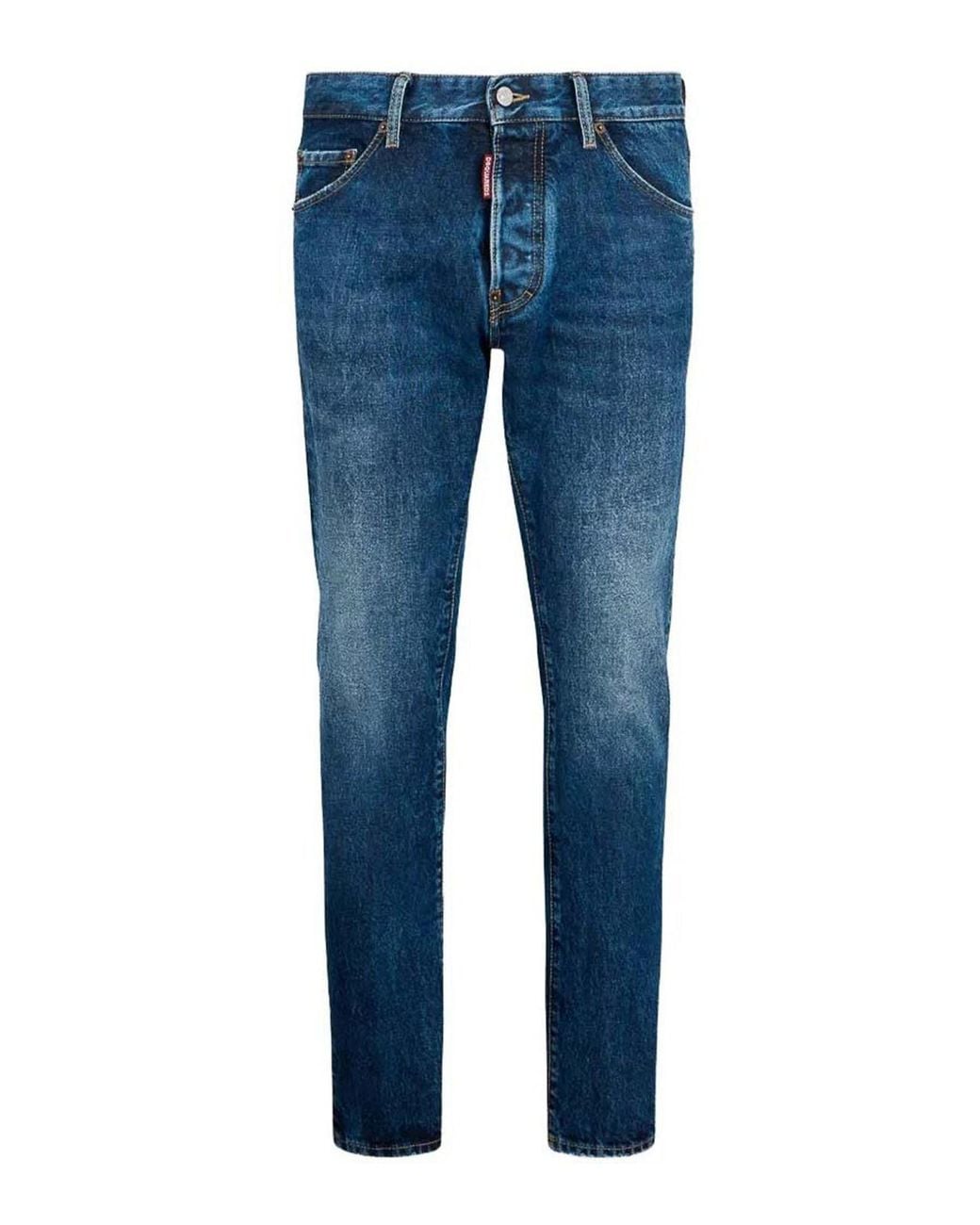 DSquared² Blue Pants 5 Pockets for men