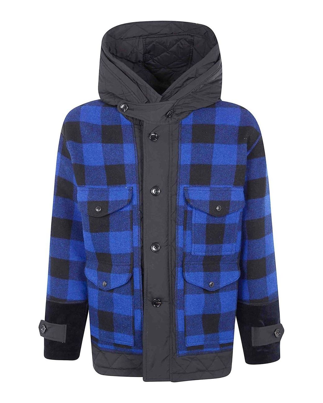 Junya Watanabe Blue Hooded Sport Jacket for men
