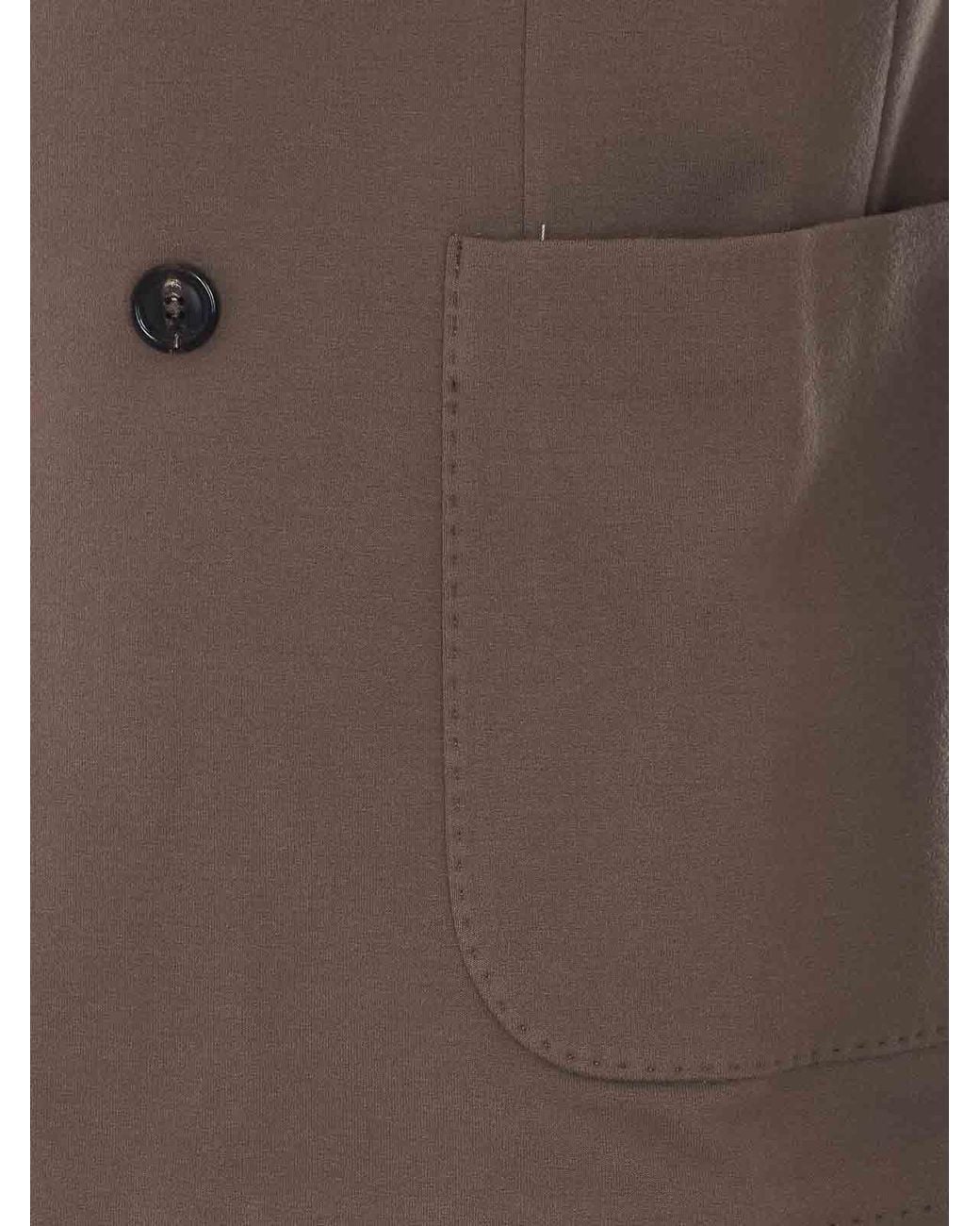 Circolo 1901 Brown Double Breasted Jacket for men