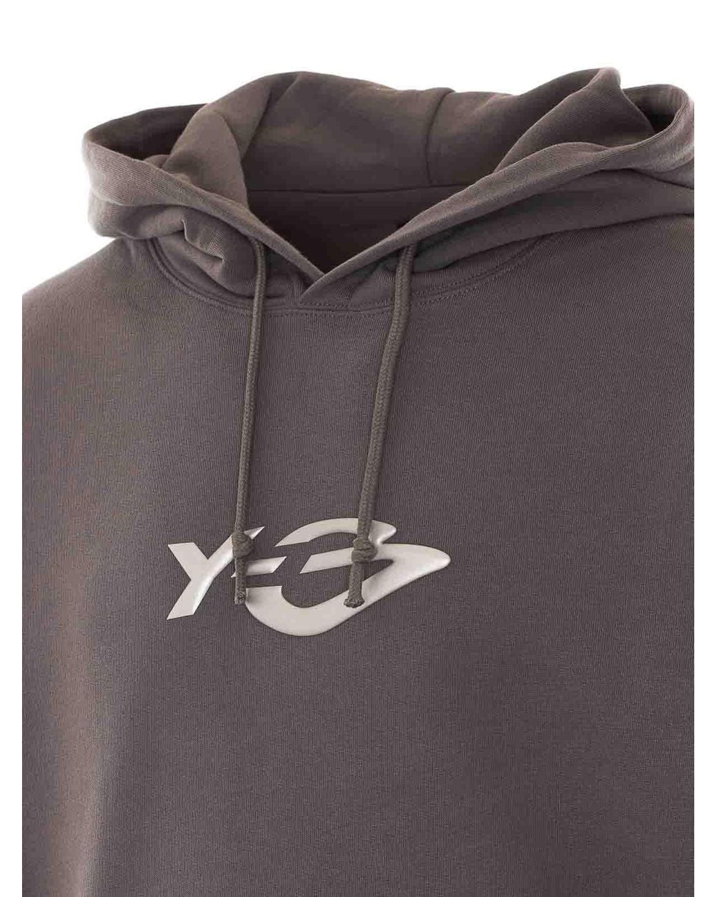 Y-3 Gray Adidas Hoodie for men