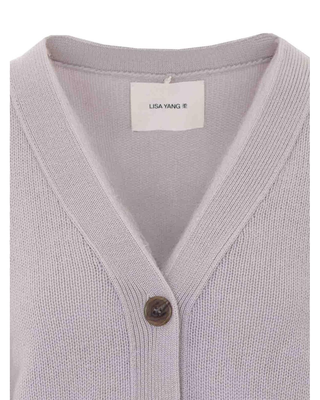 Lisa Yang Blue Danni Cardigan