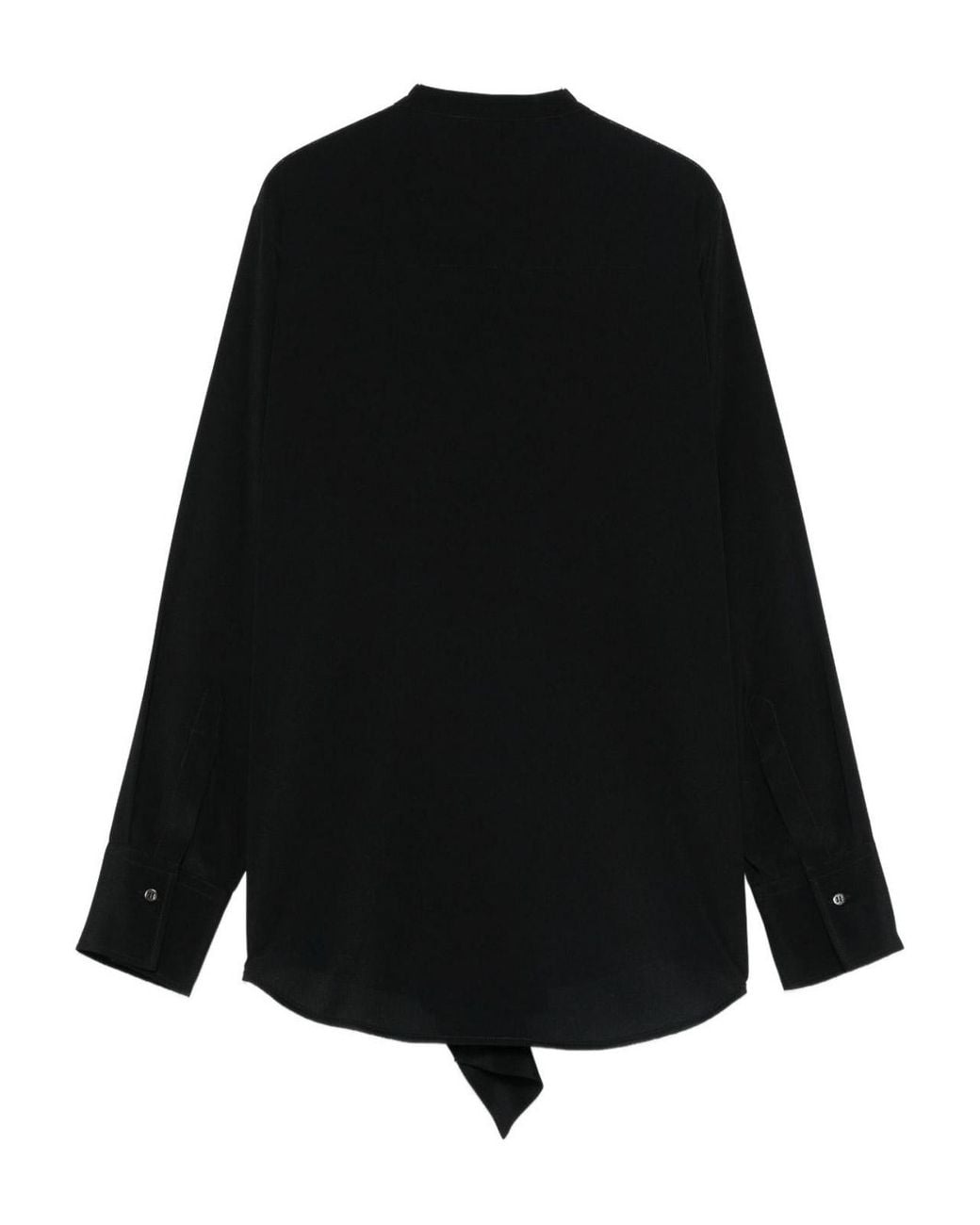 Alberto Biani Black Silk Shirt