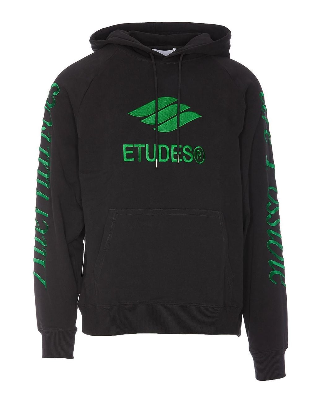 Etudes Studio Black Racing Eco Logo Hoodie for men