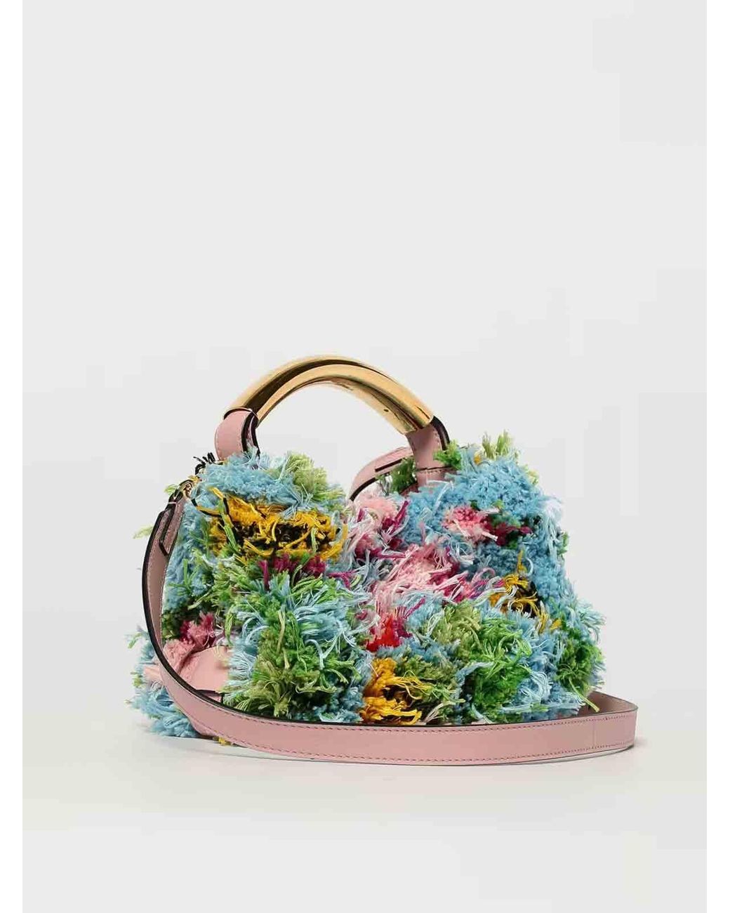 Moschino Green Flower Power Bag