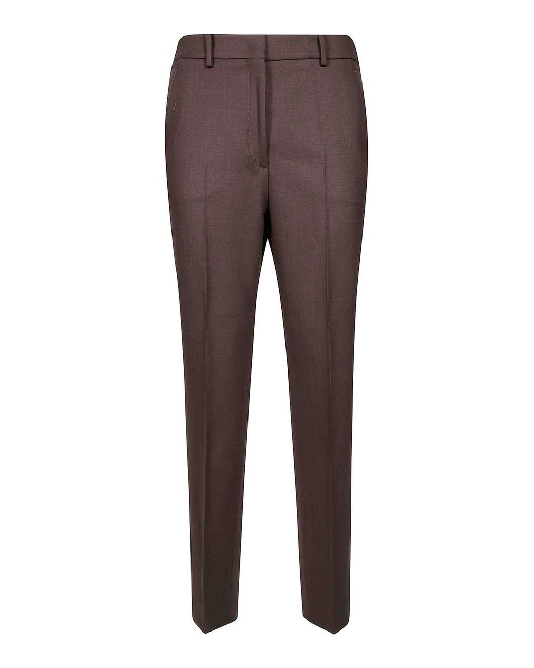 Incotex Brown Galene Elastic Wool Back