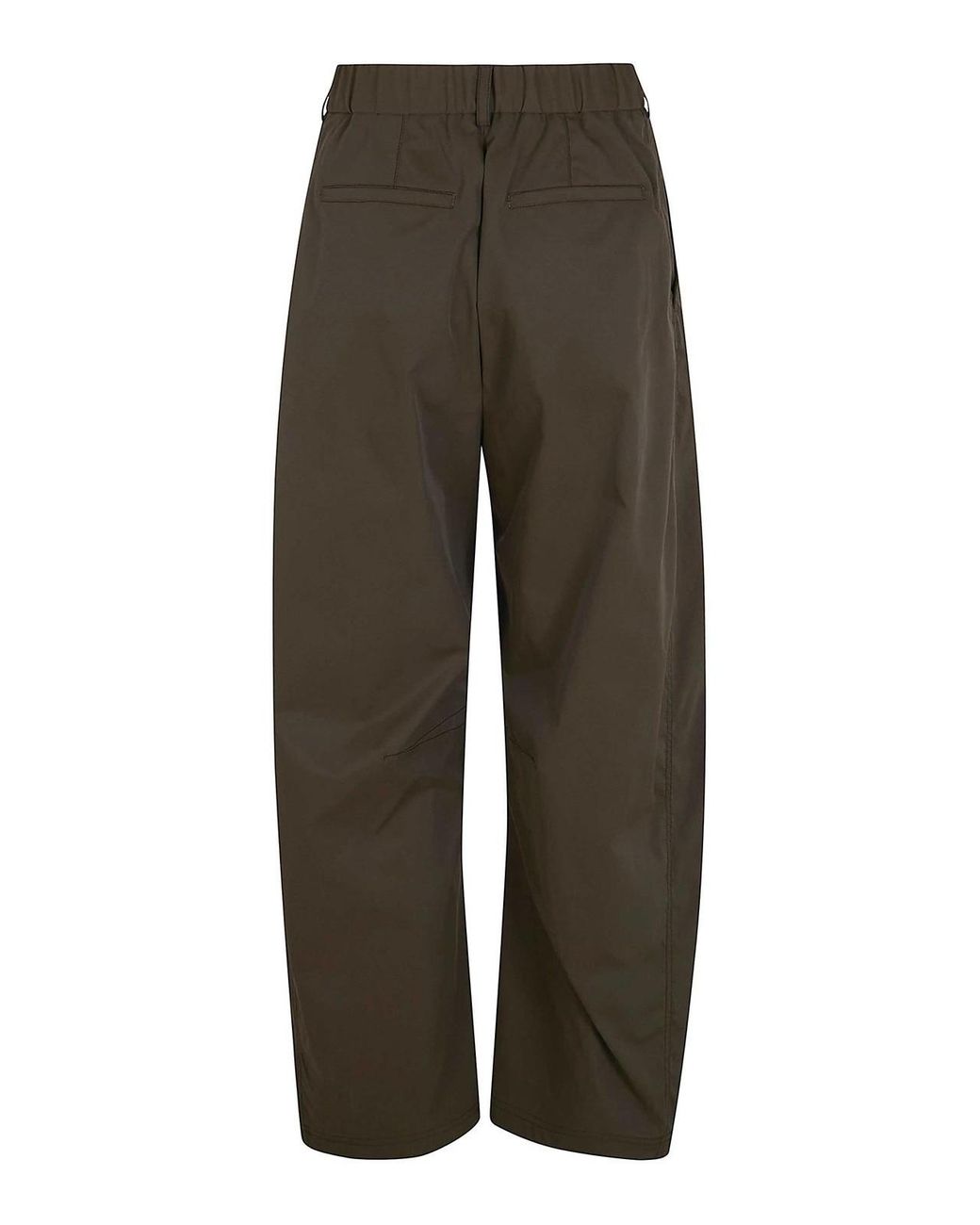 Herno Green Wide Leg Trousers