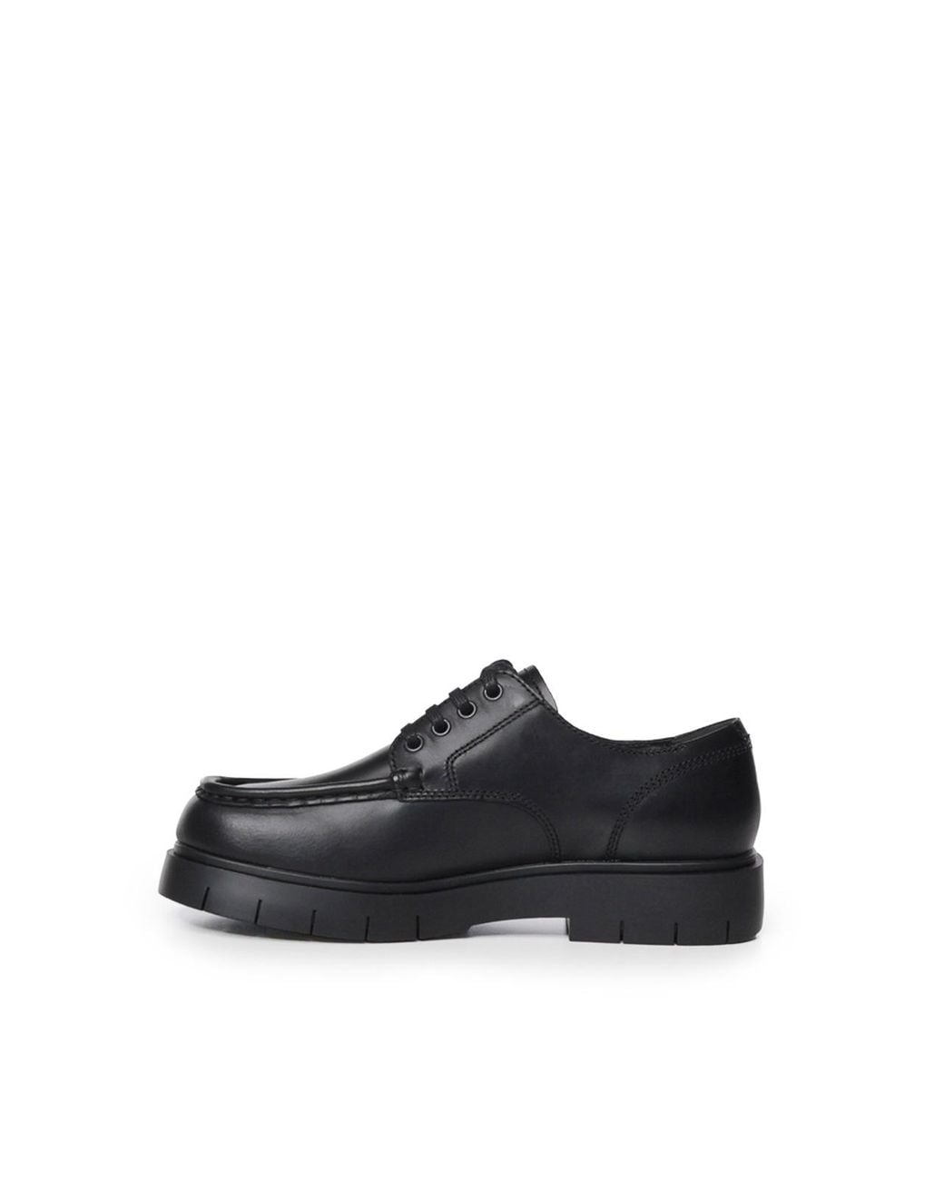 Camper Black Alaro Leather Lace-Up Shoes for men