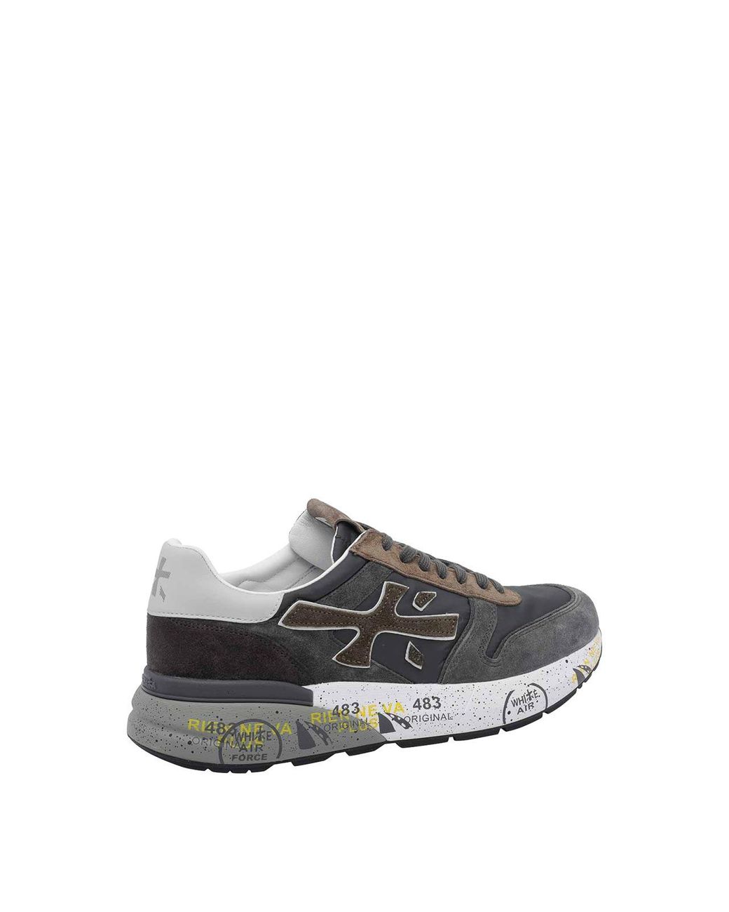 Premiata Gray And Mick Sneakers for men