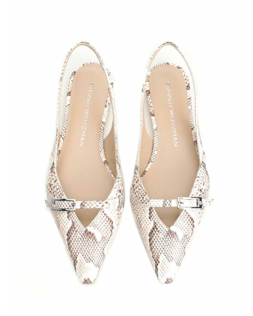 Stuart Weitzman Natural Georgie Slingback