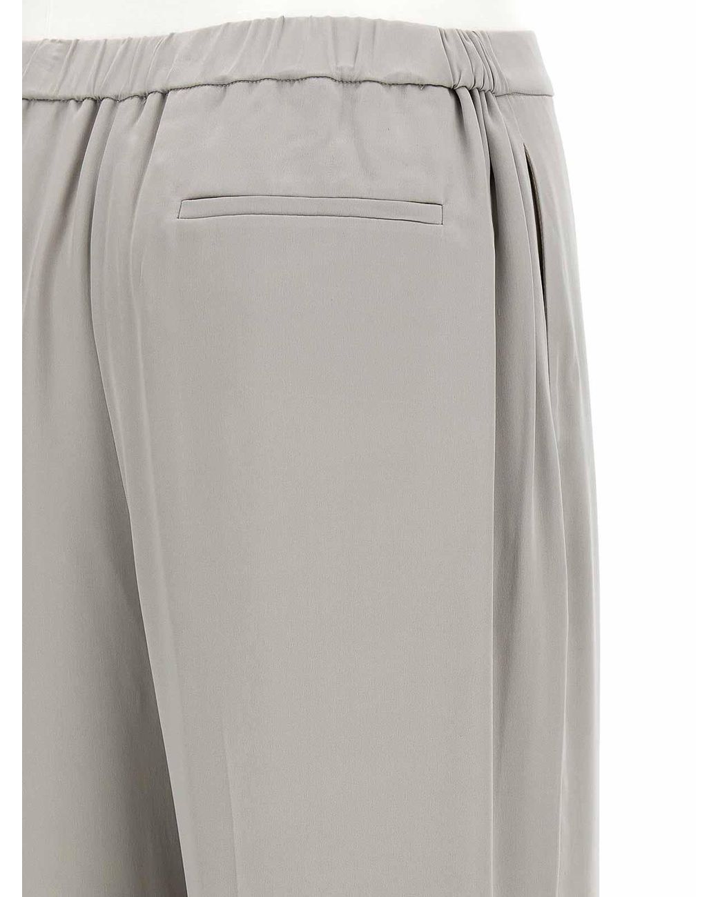 Theory Gray 'Wide Pull On' Pants