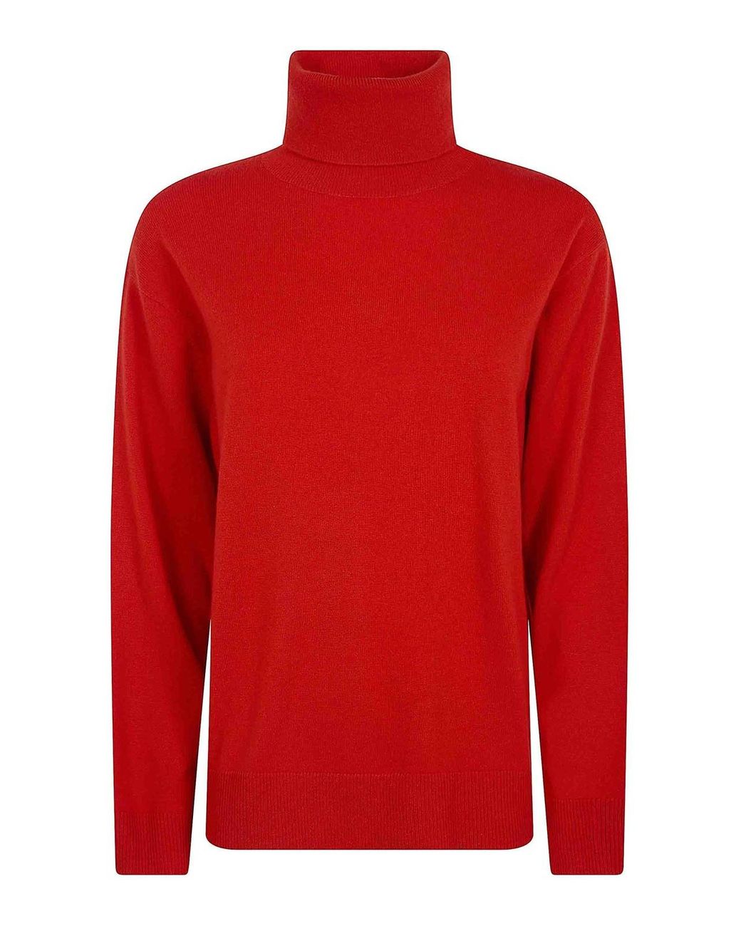 P.A.R.O.S.H. Red Cashmere Turtle Neck Sweater