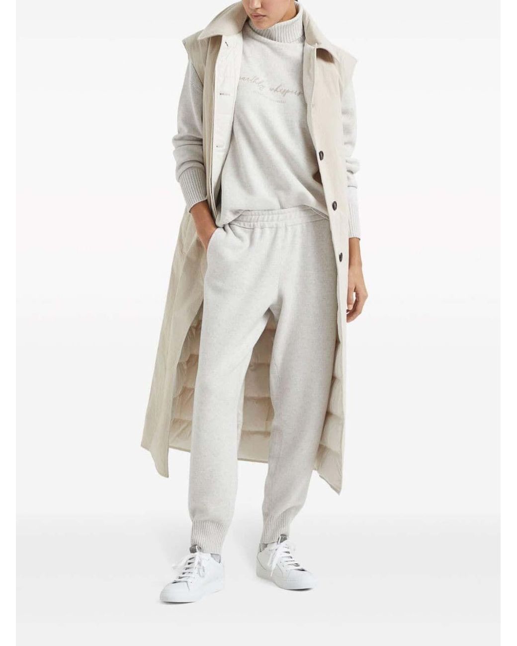 Brunello Cucinelli White Casual Jacket