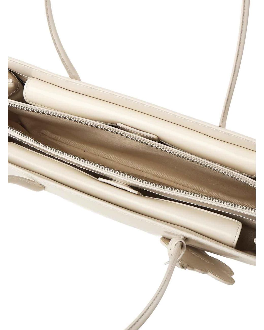 Marc Jacobs White Glam The Mirror Shoulder Bag