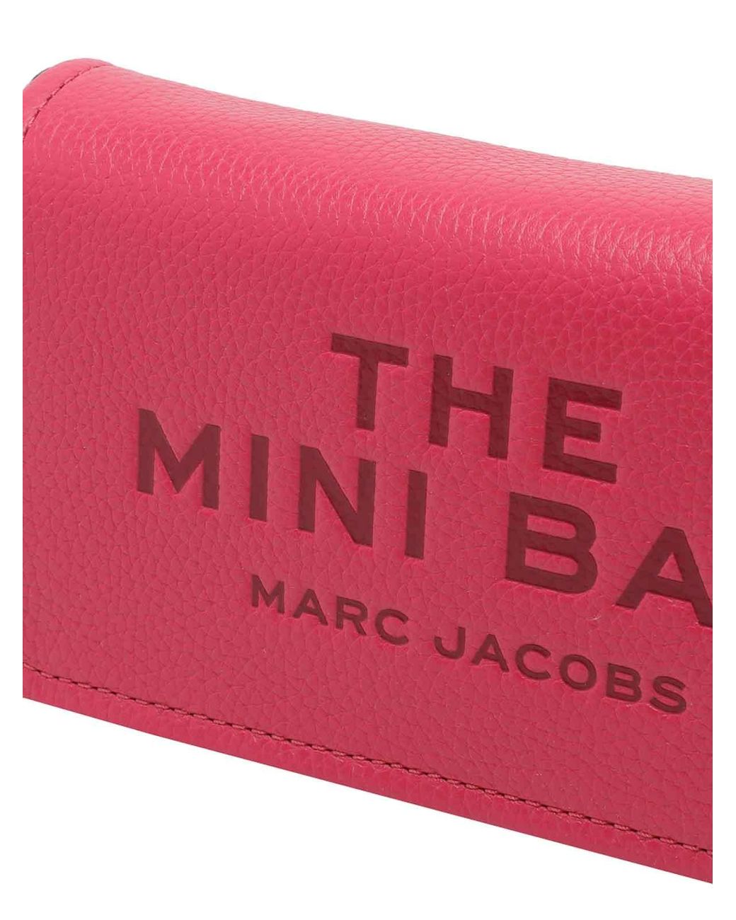 Marc Jacobs Pink Raspeberry The Mini Bag Crossbody Bag