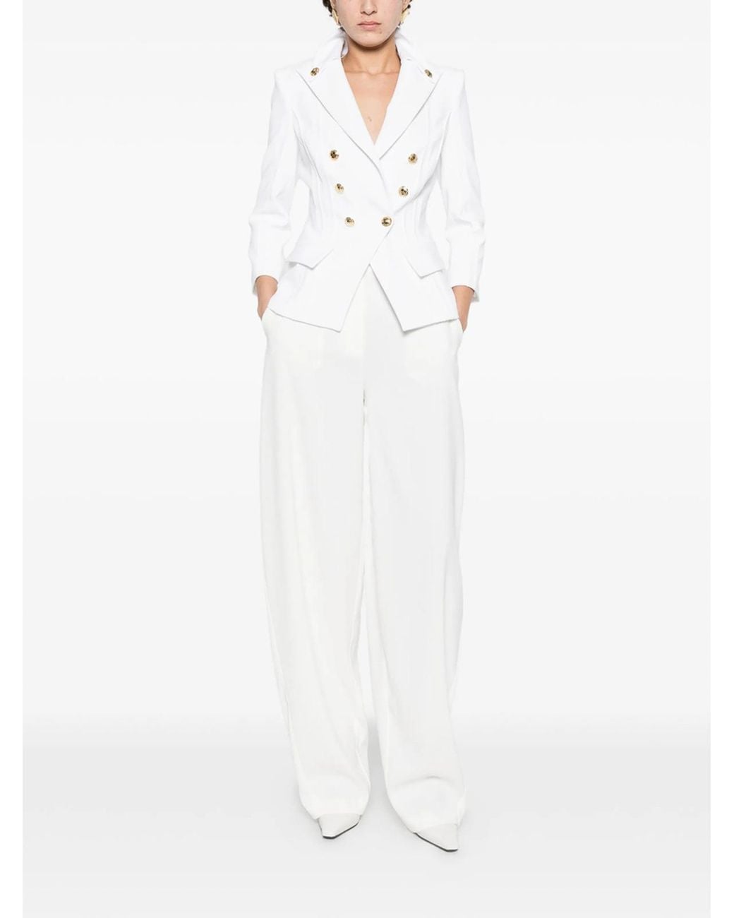 Elisabetta Franchi White Jacket