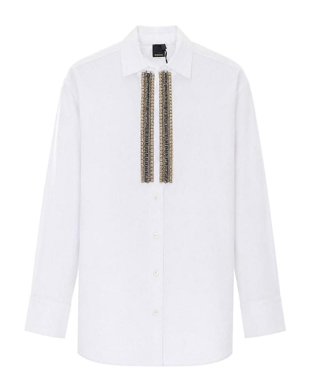 Pinko White Cotton Shirt