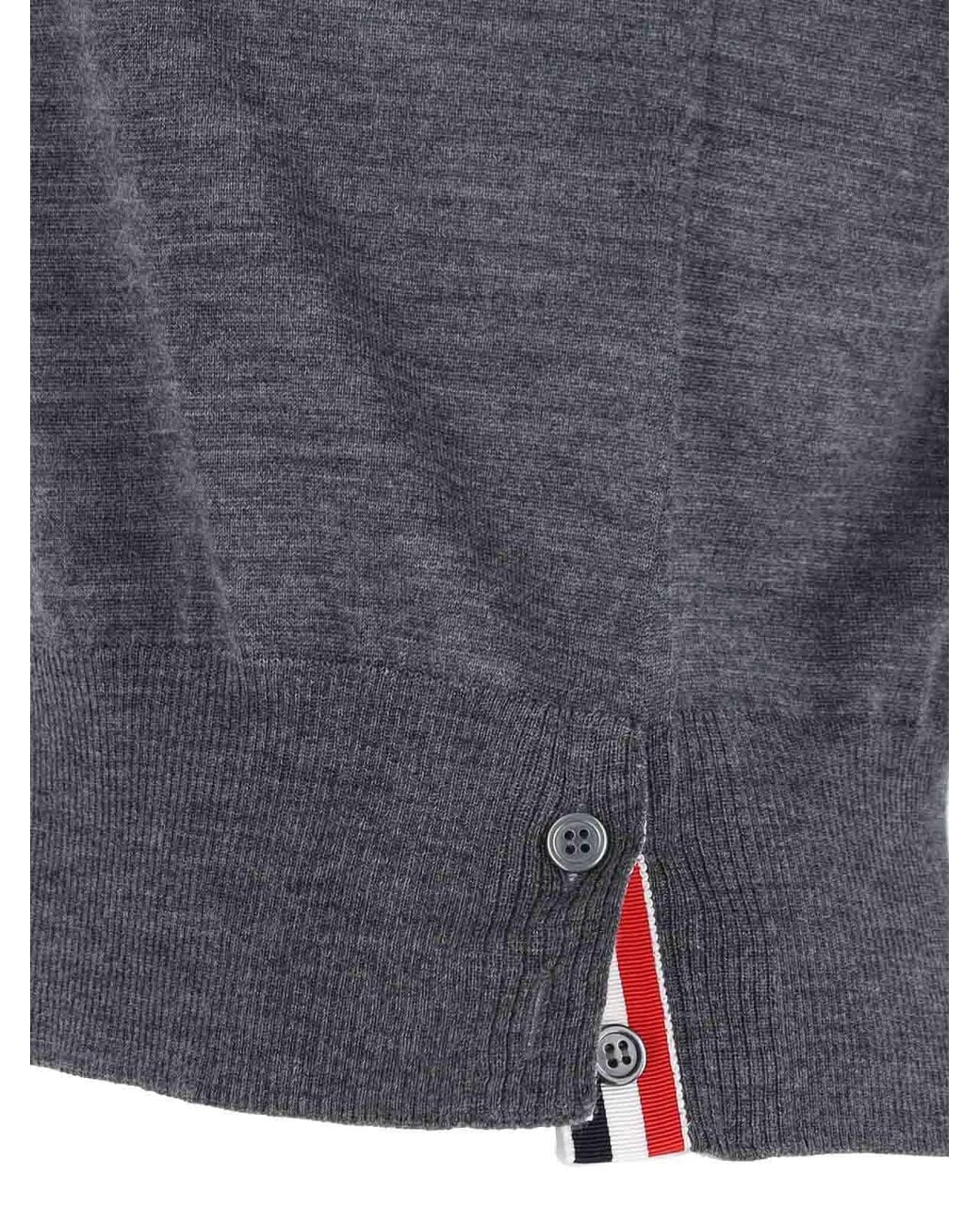 Thom Browne Gray U-Boot-Pullover