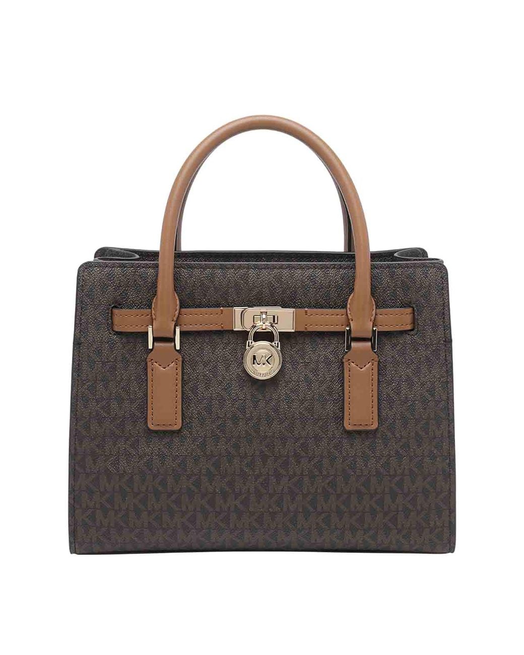 MICHAEL Michael Kors Black Small Hamilton Moderne Satchel Bag