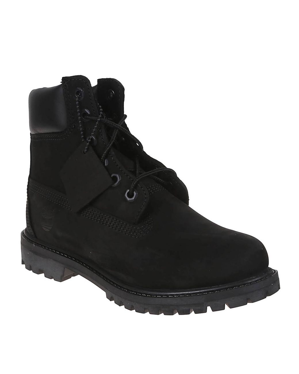 Timberland Black Premium Inch Lace Up Waterproof Boot