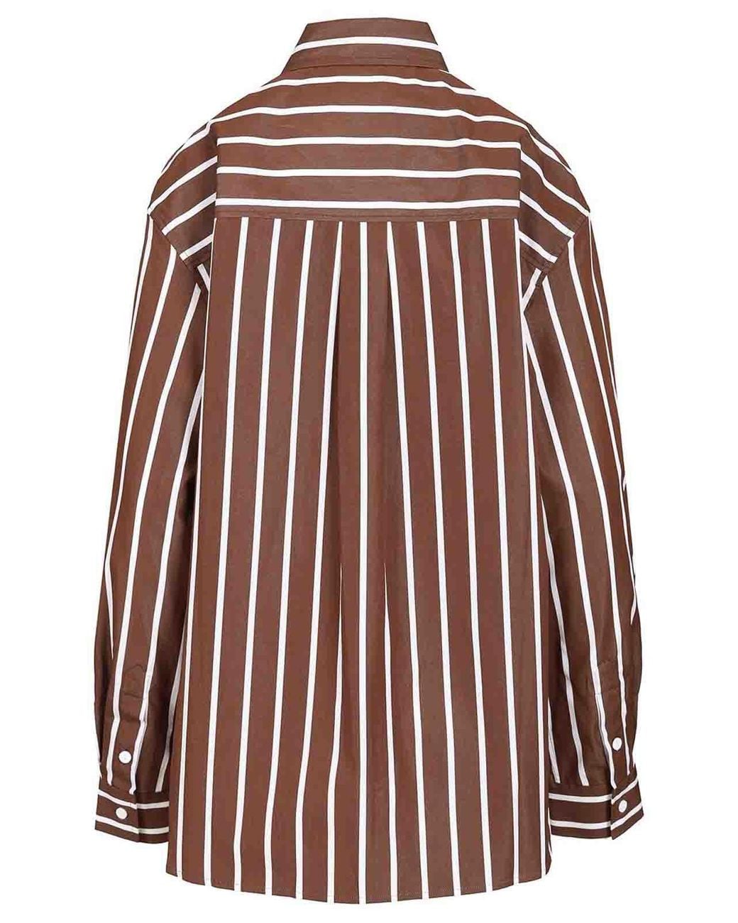 Matteau Red Classic Stripe Shirt
