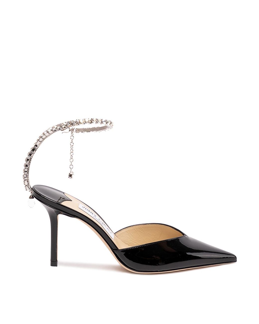Jimmy Choo Metallic Saeda 90 Court Shoes