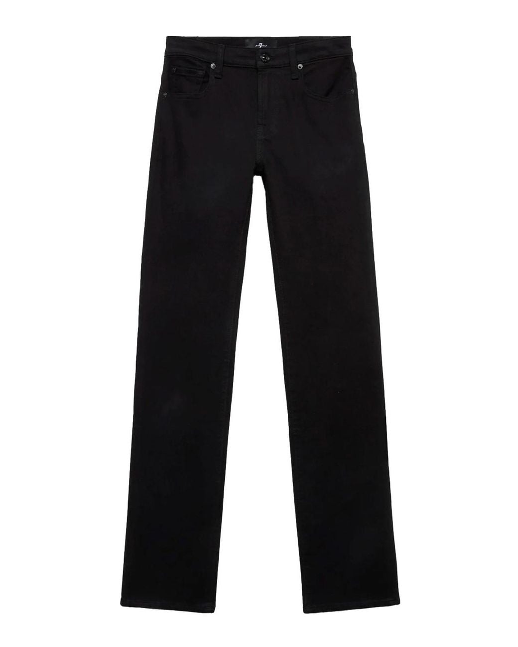 Vaqueros Rectos 7 For All Mankind de color Black