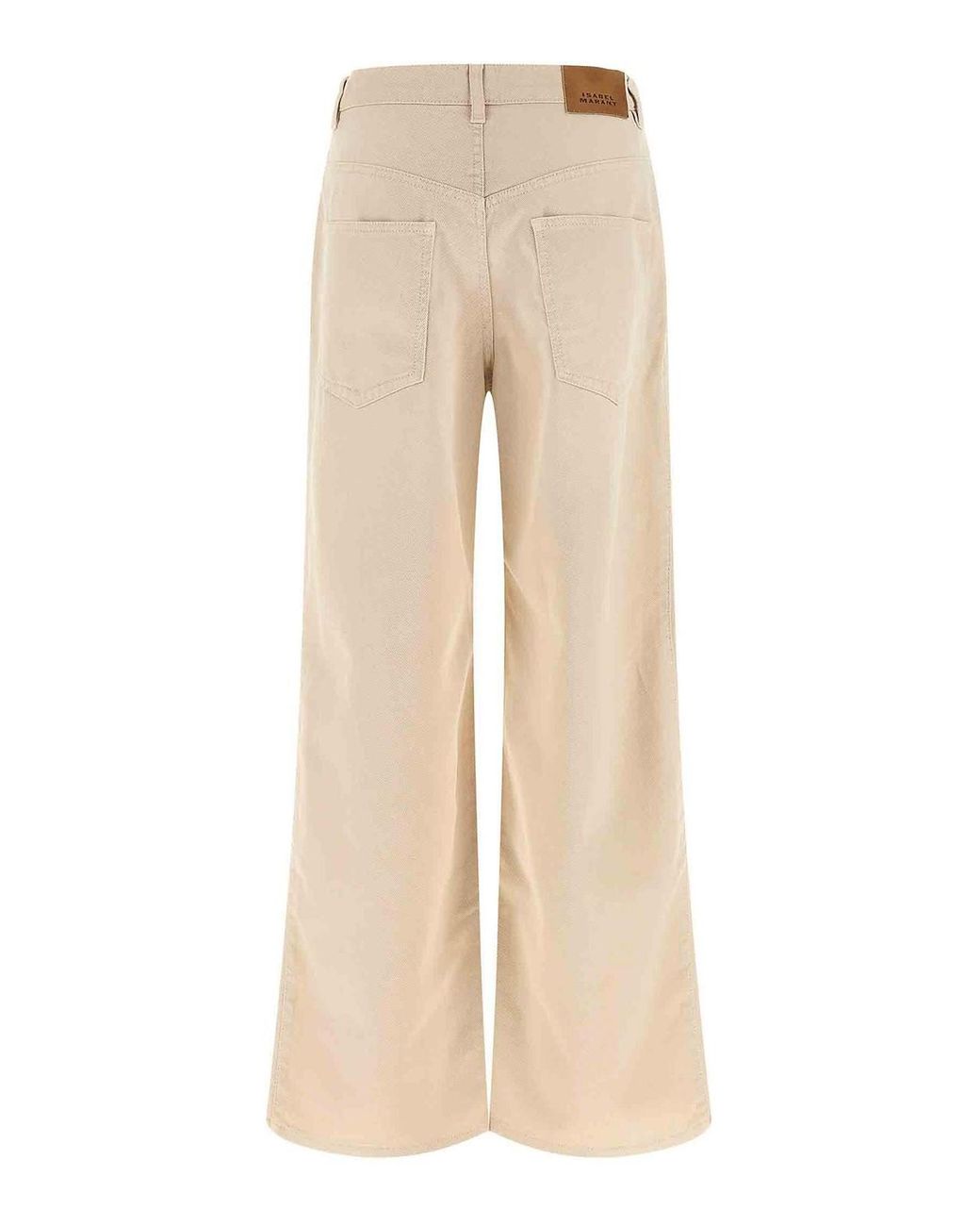 Vaqueros Rectos Isabel Marant de color Natural
