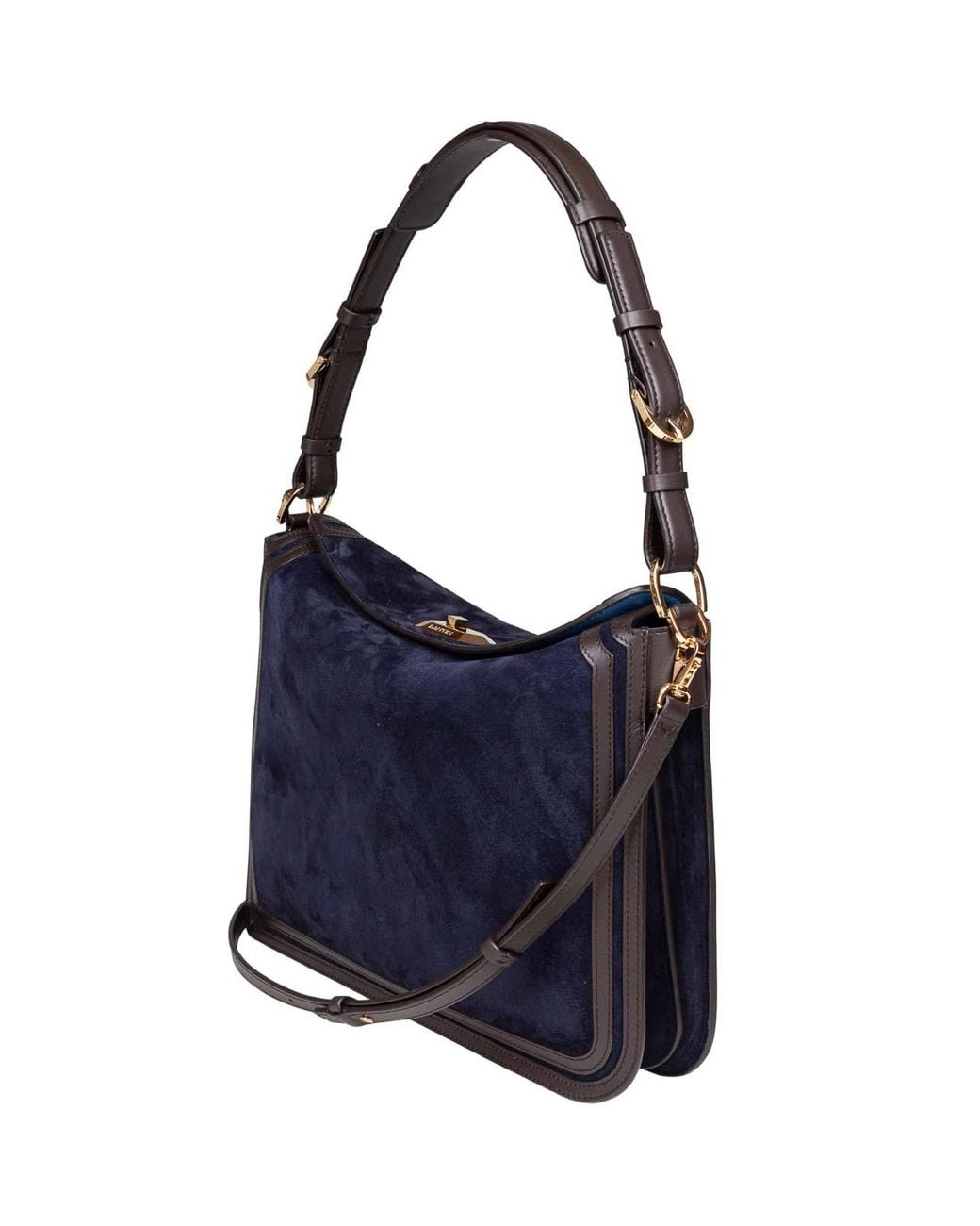 Lanvin Blue Compagnon Shoulder Bag