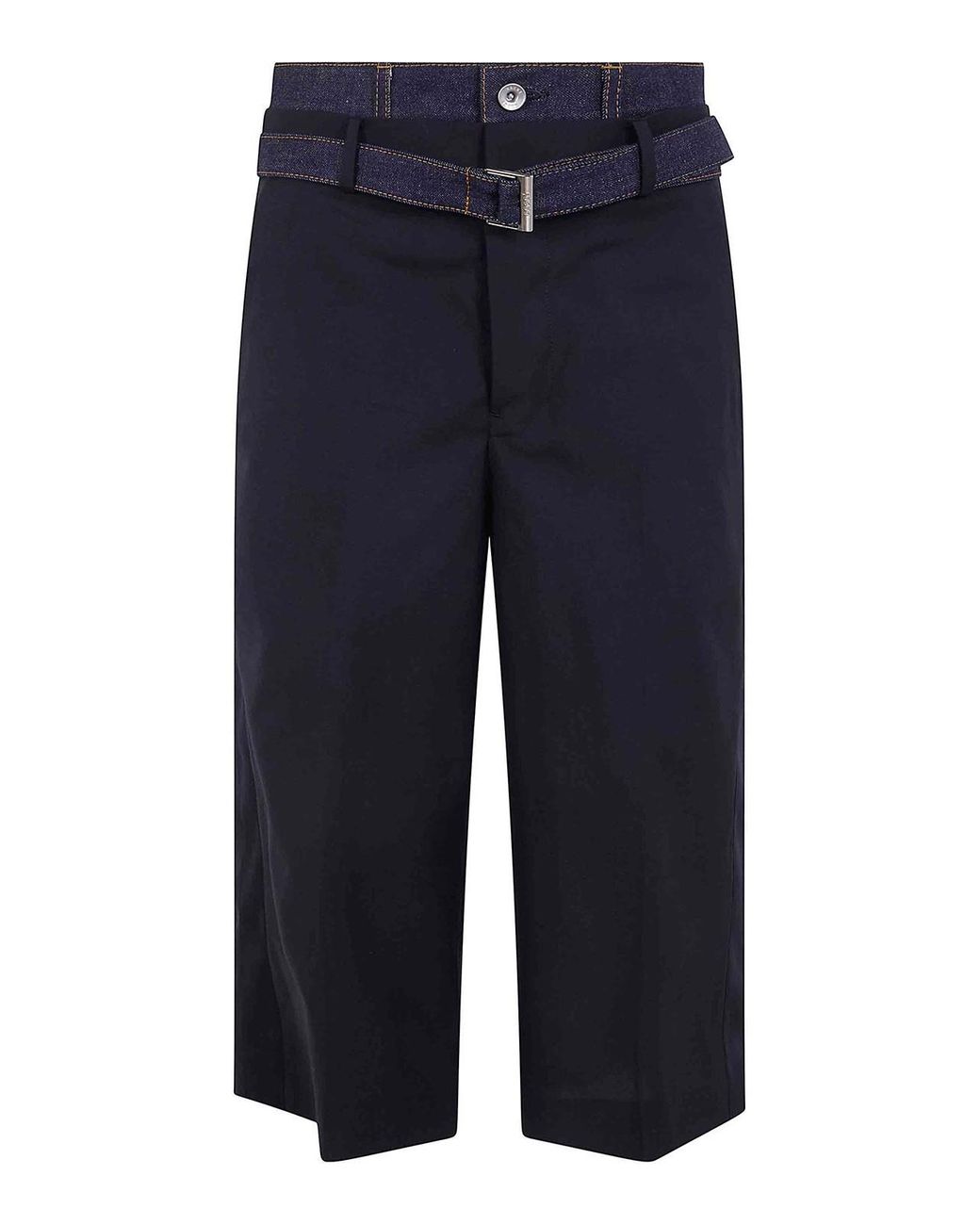 Sacai Blue Suiting X Denim Pants