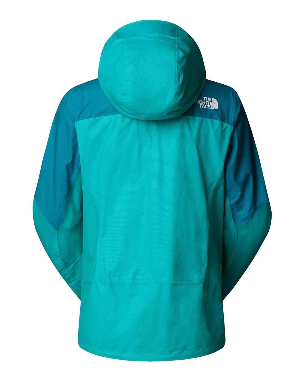 The North Face Blue Colour-Block Waterproof Jacket