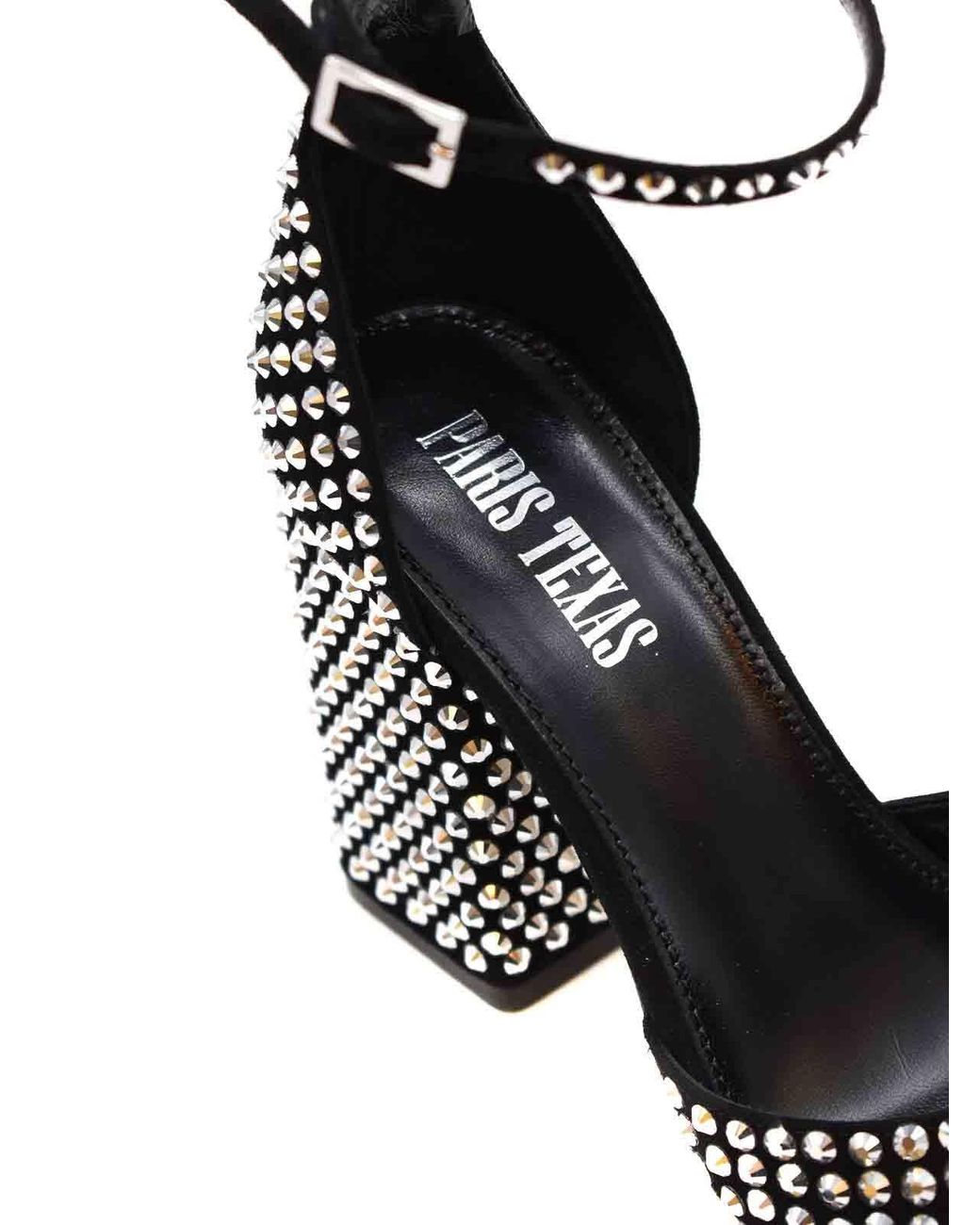 Paris Texas Black Sandals