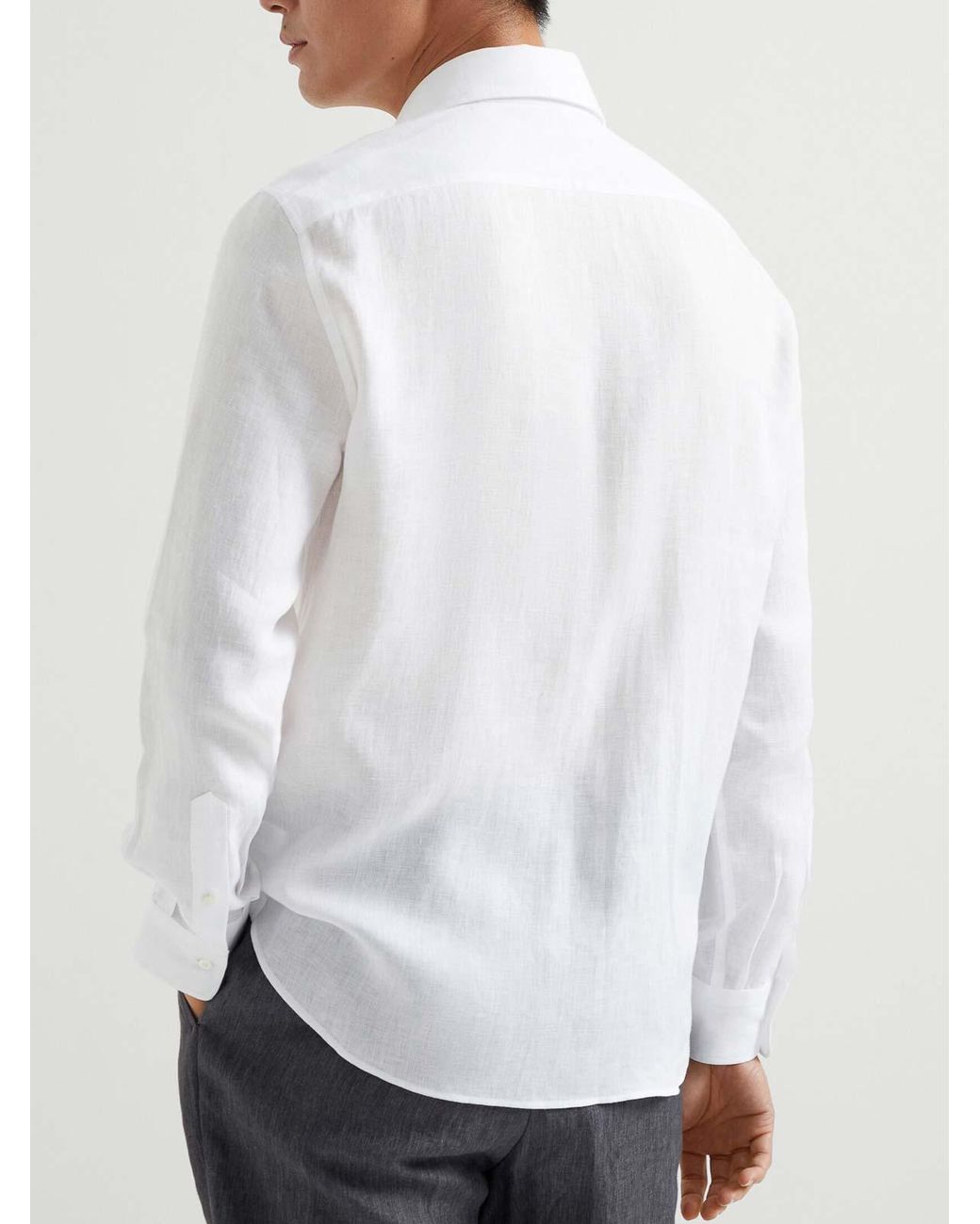 Brunello Cucinelli White Shirt for men