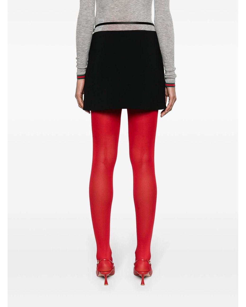 Givenchy Black Belted Wrap Skirt